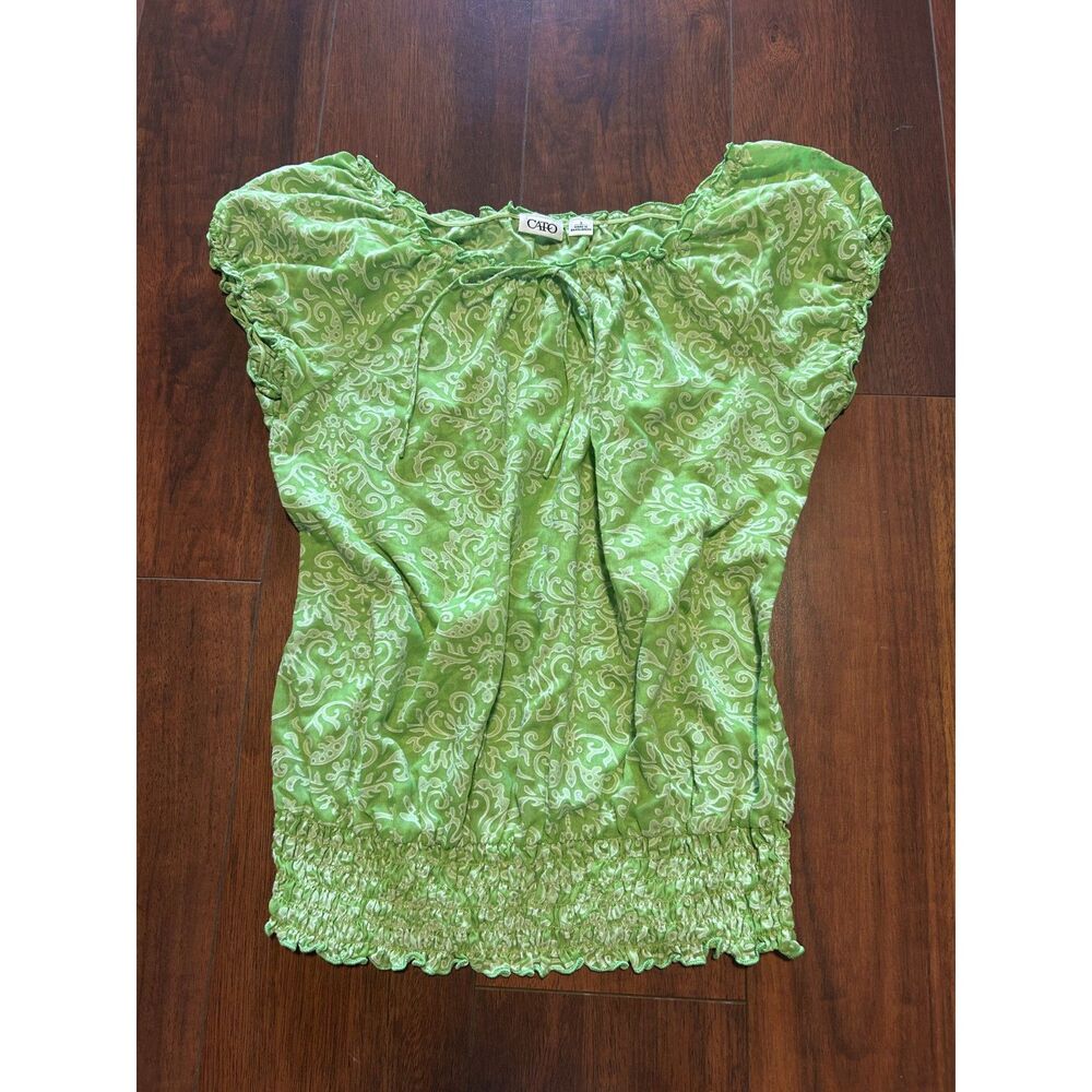 Lightweight short sleeve peasant shirt